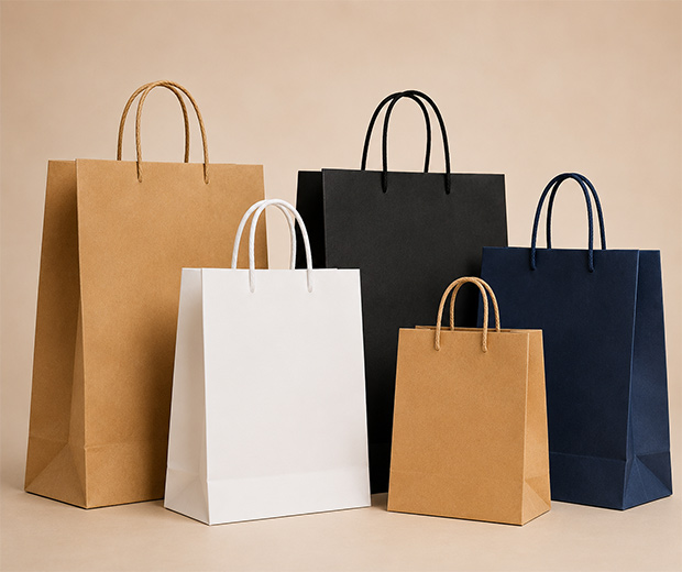 Premium shopping bags by Pratham Packaging